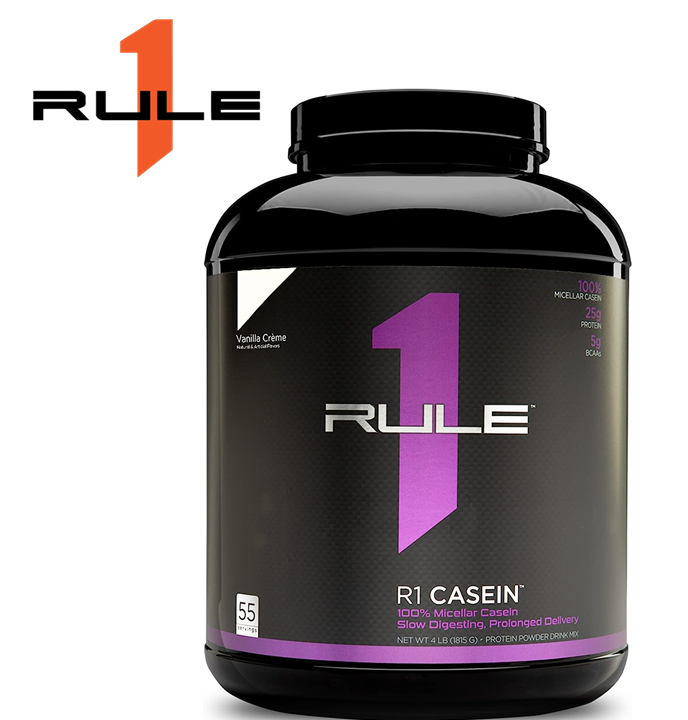 Thực phẩm bổ sung whey hấp thu chậm R1 Rule 1 Casein 55 servings - 4lb