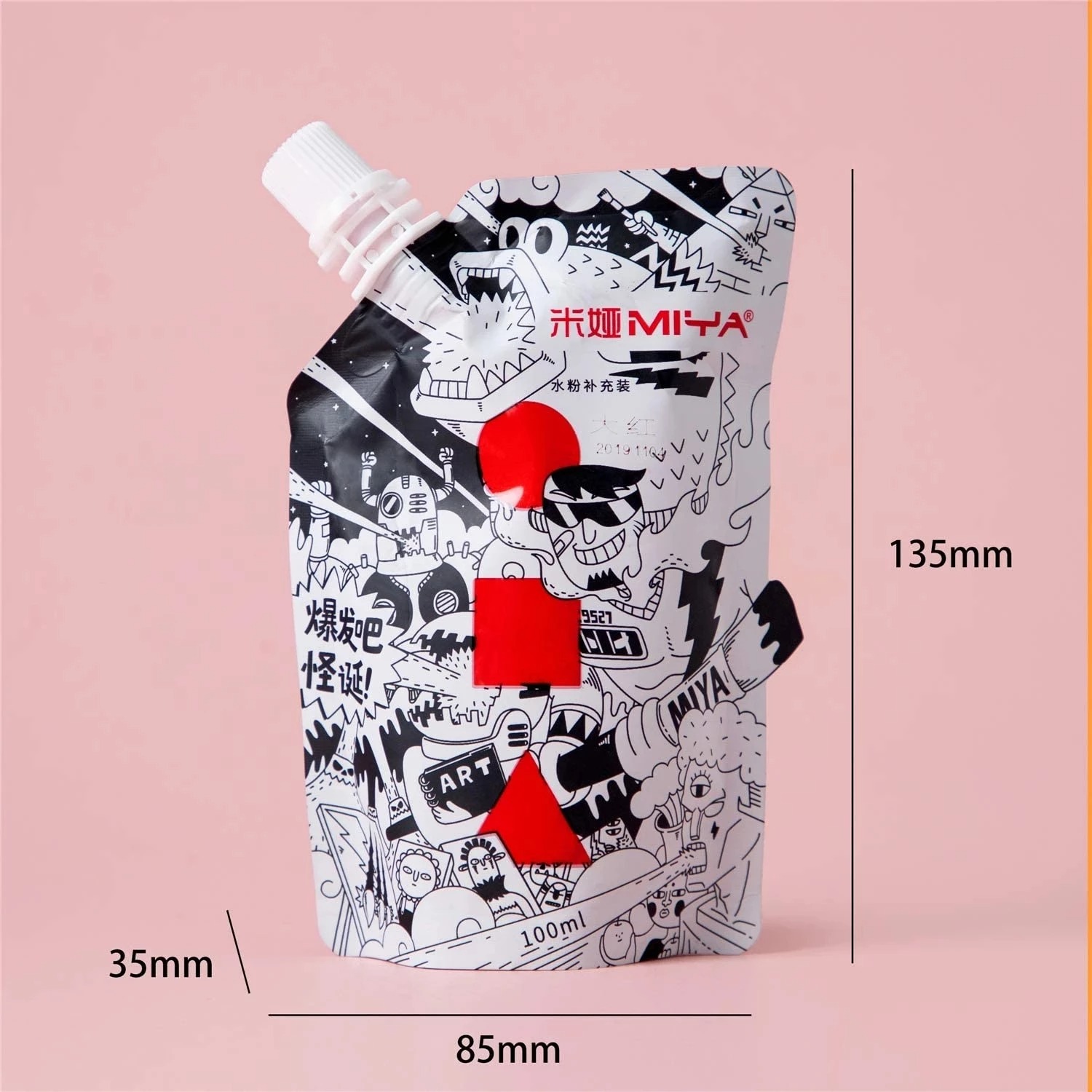 [Giao Hỏa Tốc] Màu Gouache HIMI MIYA - Dạng Túi 100ml Refill
