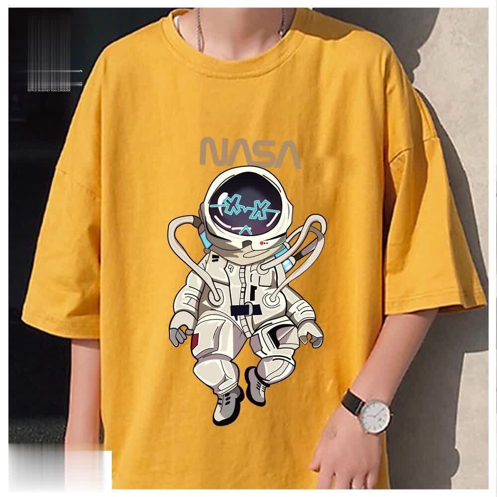 Áo thun áo phông PHI HÀNH GIA NASA - Tokyo Shop Tay Lỡ Form Rộng Áo thun áo phông Nam Nữ Unisex Thời Trang Hàn Quốc Độc Đẹp Vải Dày Mịn Thoáng Mát phong cách Ulzzang Năng Động Trẻ Trung