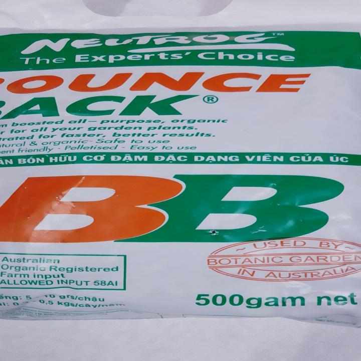 PHÂN HỮU CƠ ĐẬM ĐẶC BOUNCE BACK  - gói 500 gram