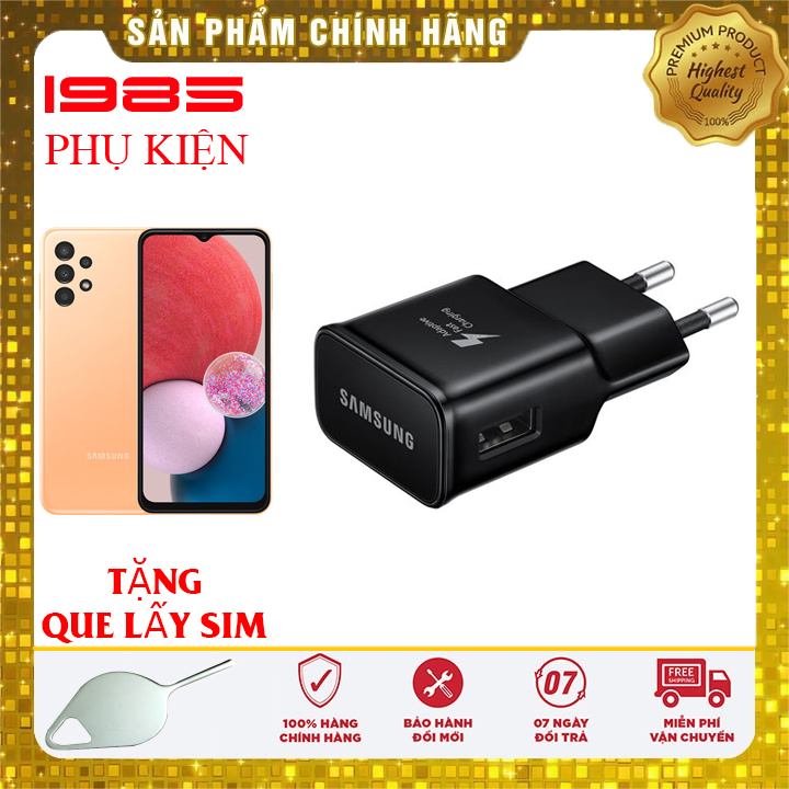 Cóc sạc nhanh đen samsung a13 chính hãng