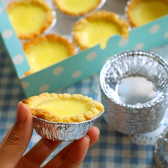 Set 100 Cốc Chén Giấy Bạc Bánh Tart, Nướng Hàu