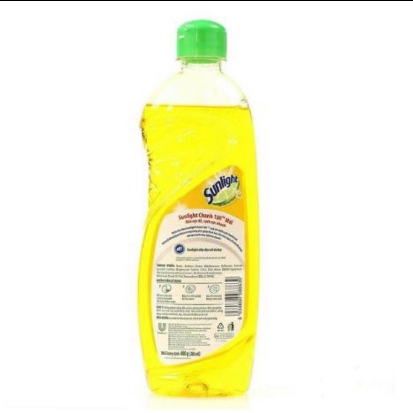 [HCM]Nước rửa chén Sunlight Chanh 400g