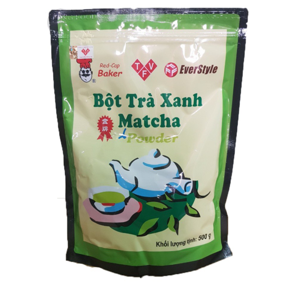 Bột trà xanh matcha Baker Đài Loan 500g