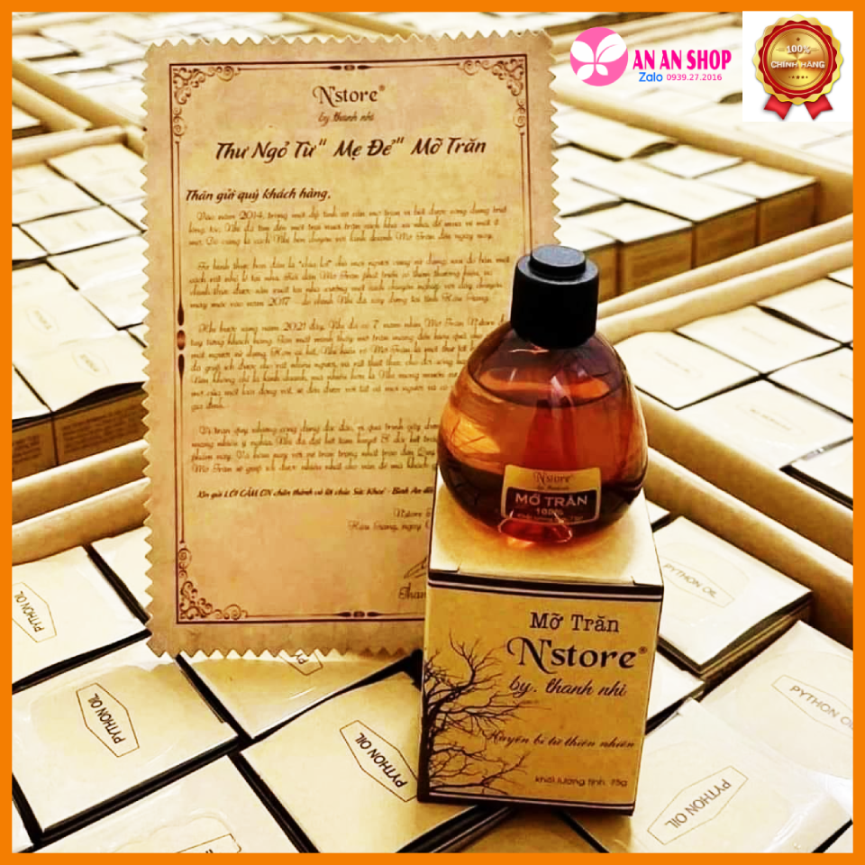 Mỡ trăn - mỡ trăn nstore thanh nhi - mỡ trăn nguyên chất nstore by thanh nhi - wax lông - mẫu mới 2022