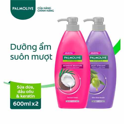 Dầu gội xả 2in1 Palmolive thiên nhiên 600ml