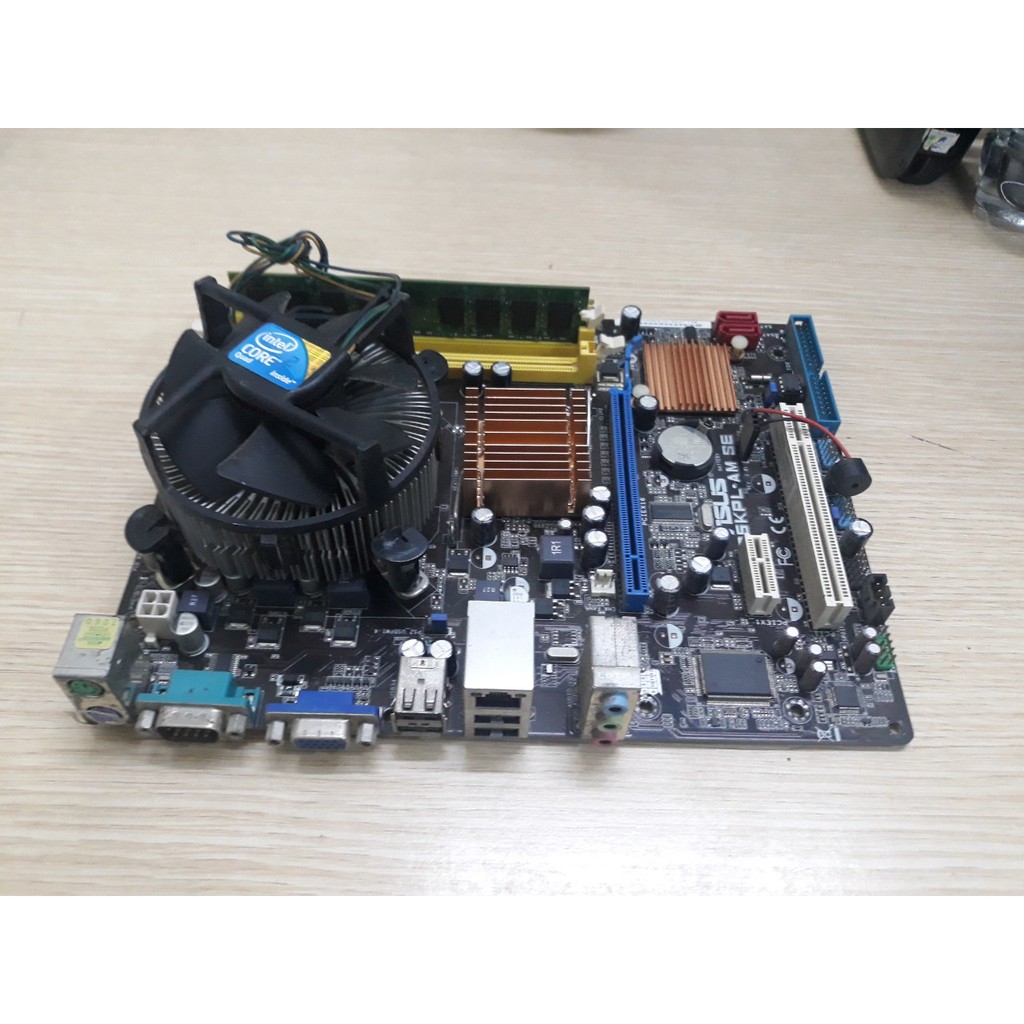 main / Combo main asus g41 DDR3 cũ tháo case