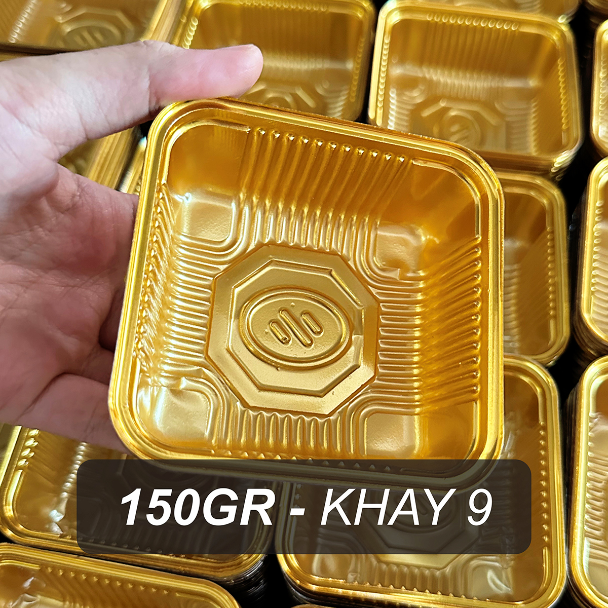 Khay Trung Thu Vàng - Set 100 Khay 150gr, 200gr [Gold Pack Viet Nam]