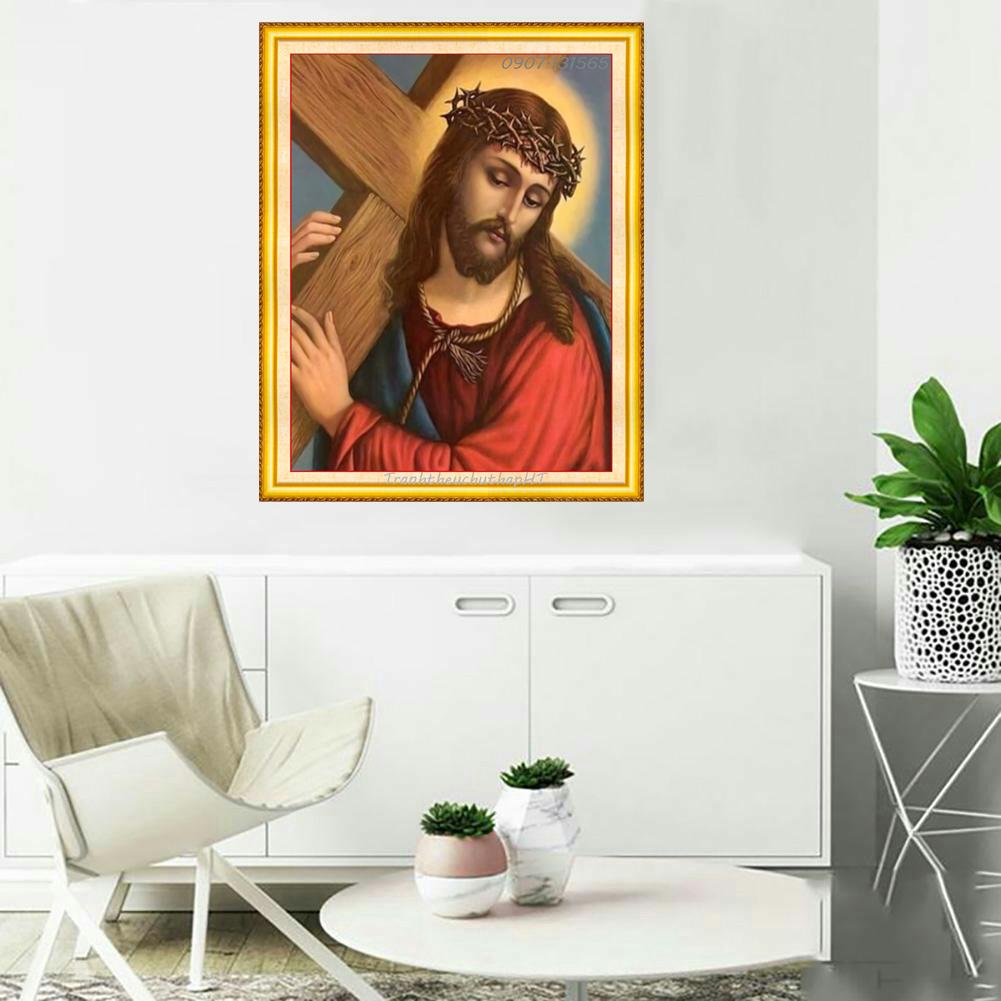 [HCM]Tranh đính đá Chúa Jesu VS464 - tự đính