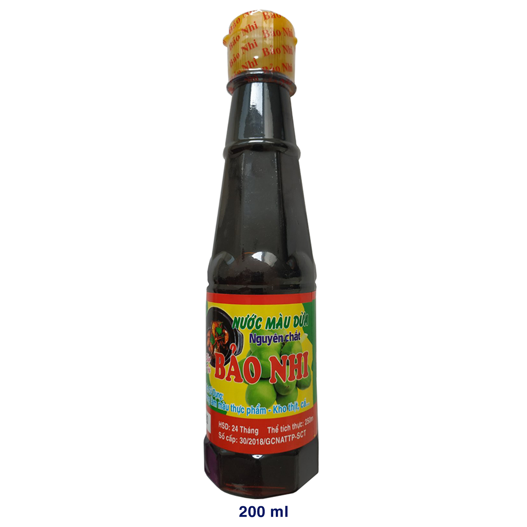 [HCM]Nước màu dừa nguyên chất Bến Tre (chai 250ml)