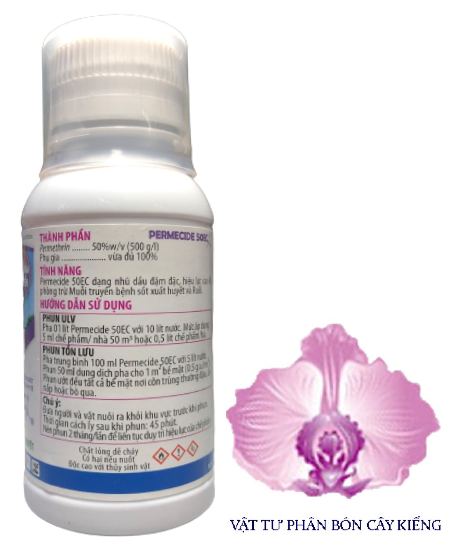 Thuốc Diệt Trừ Ruồi Muỗi PERMECIDE 50EC - #105B# 100ml