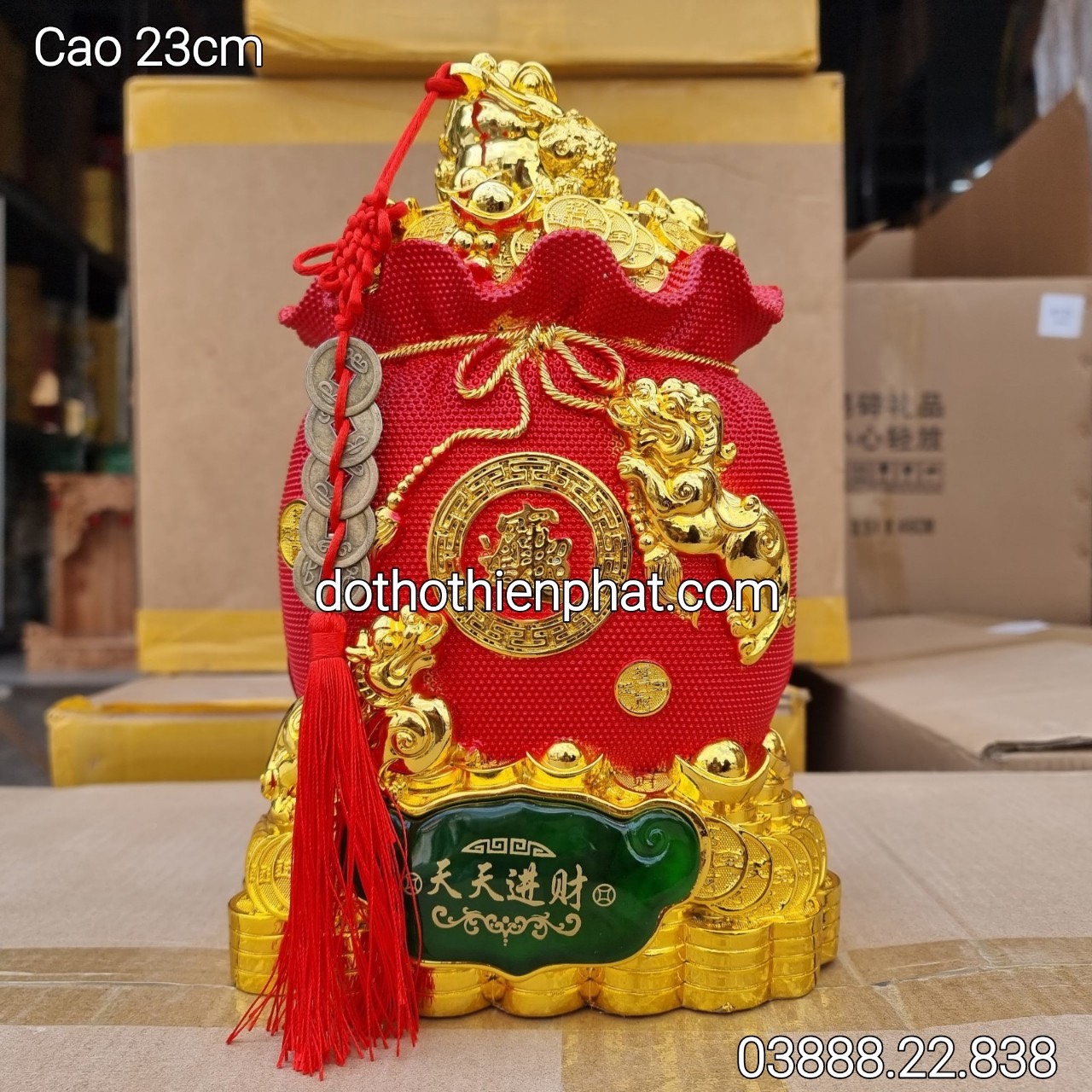 Túi vàng phong thủy cao 34cm giá sỉ 0388822838 rẻ nhất thị trường