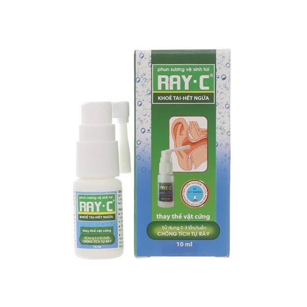 Dung dịch vệ sinh tai Ray-C (Lọ 10ml)