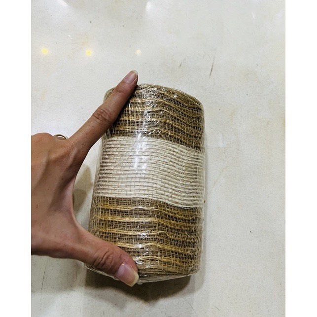 cuộn vải bố ren trang trí khổ 15cm x 10met