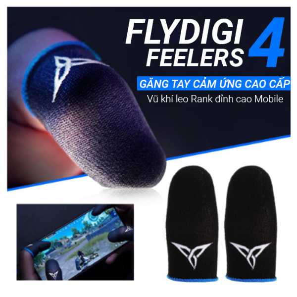 Flydigi Wasp Feelers 4 – Găng tay cảm ứng chống mồ hôi chơi game PUBG Mobile, liên quân,..