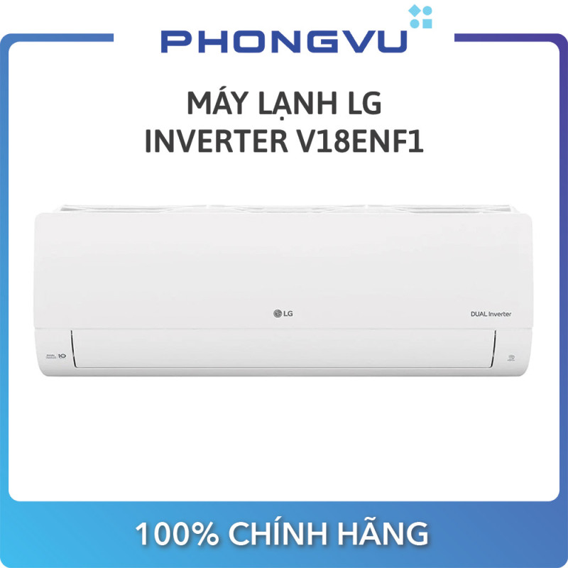 Bảng giá Máy lạnh LG Inverter 2.0 HP V18ENF1 - Bảo hành 24 Tháng - Miễn phí giao hàng Hà Nội & TP HCM