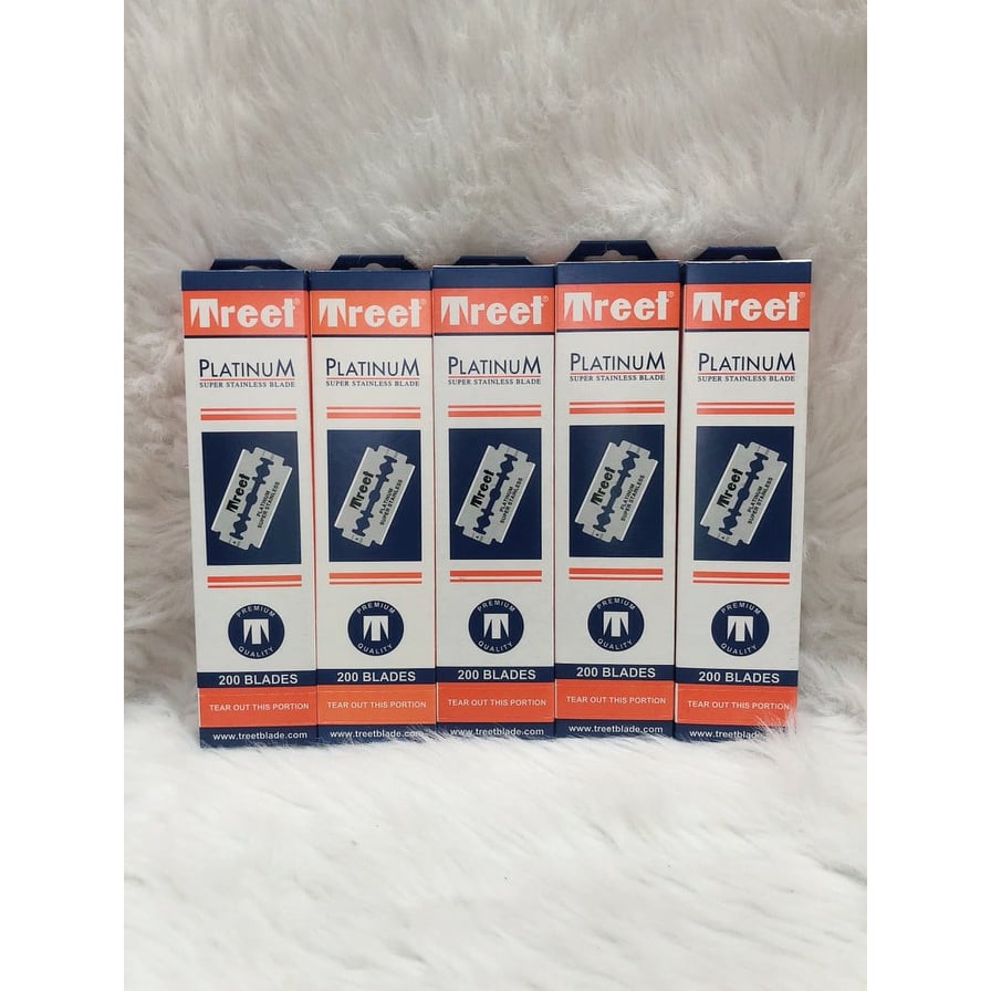 combo 5 hộp dao lam TREET (hộp 10 chiếc)