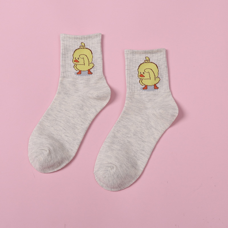 Tất vớ nữ vịt vàng cute