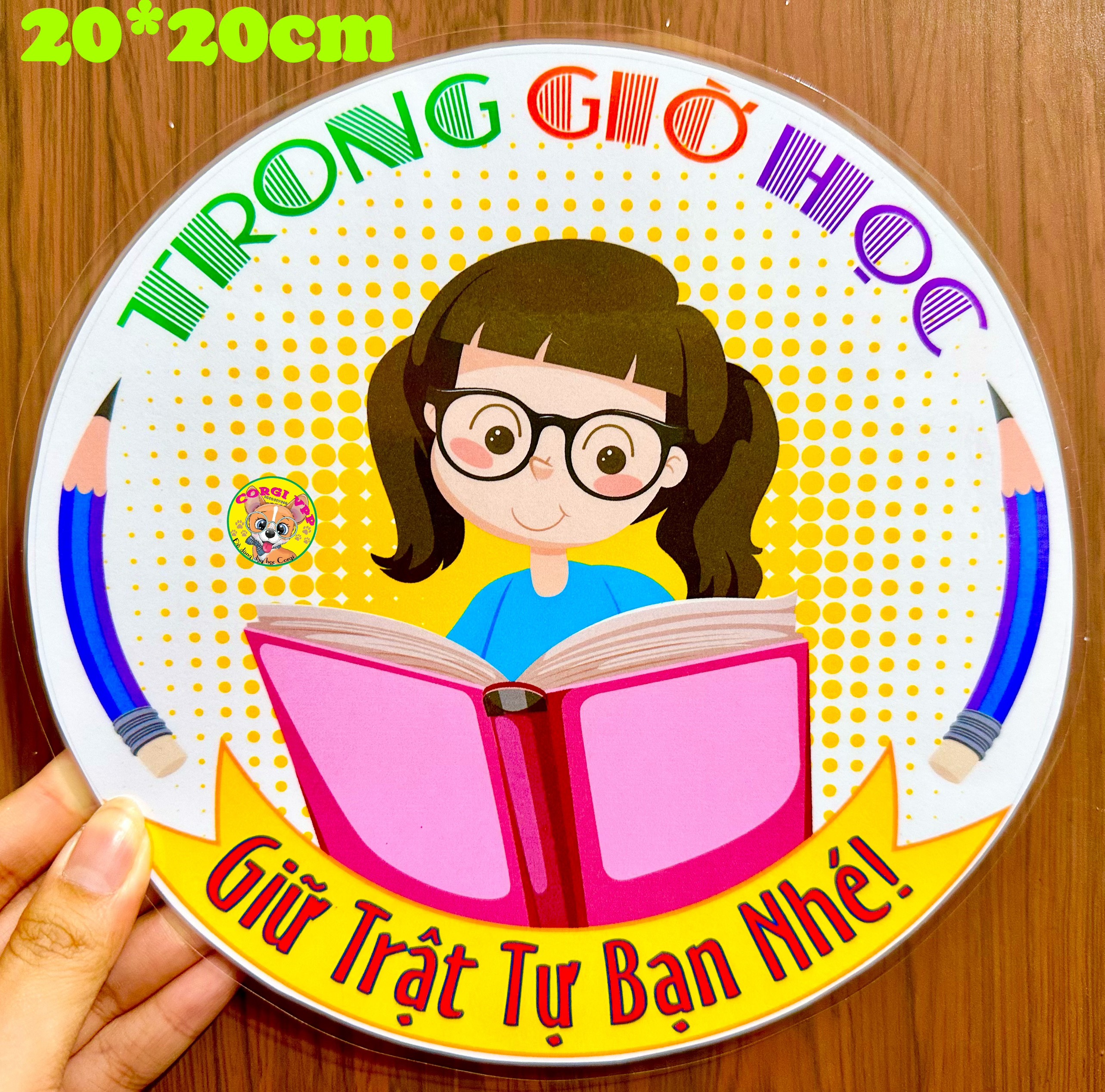 Khẩu Hiệu Trang Trí Lớp - Đồ dùng dạy học Corgi