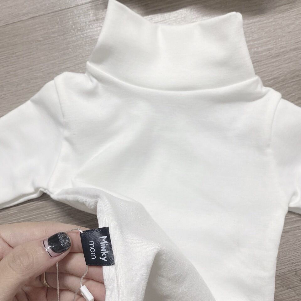 ÁO COTTON LEN CỔ 7P SIÊU DÀY DẶN CHO BÉ
