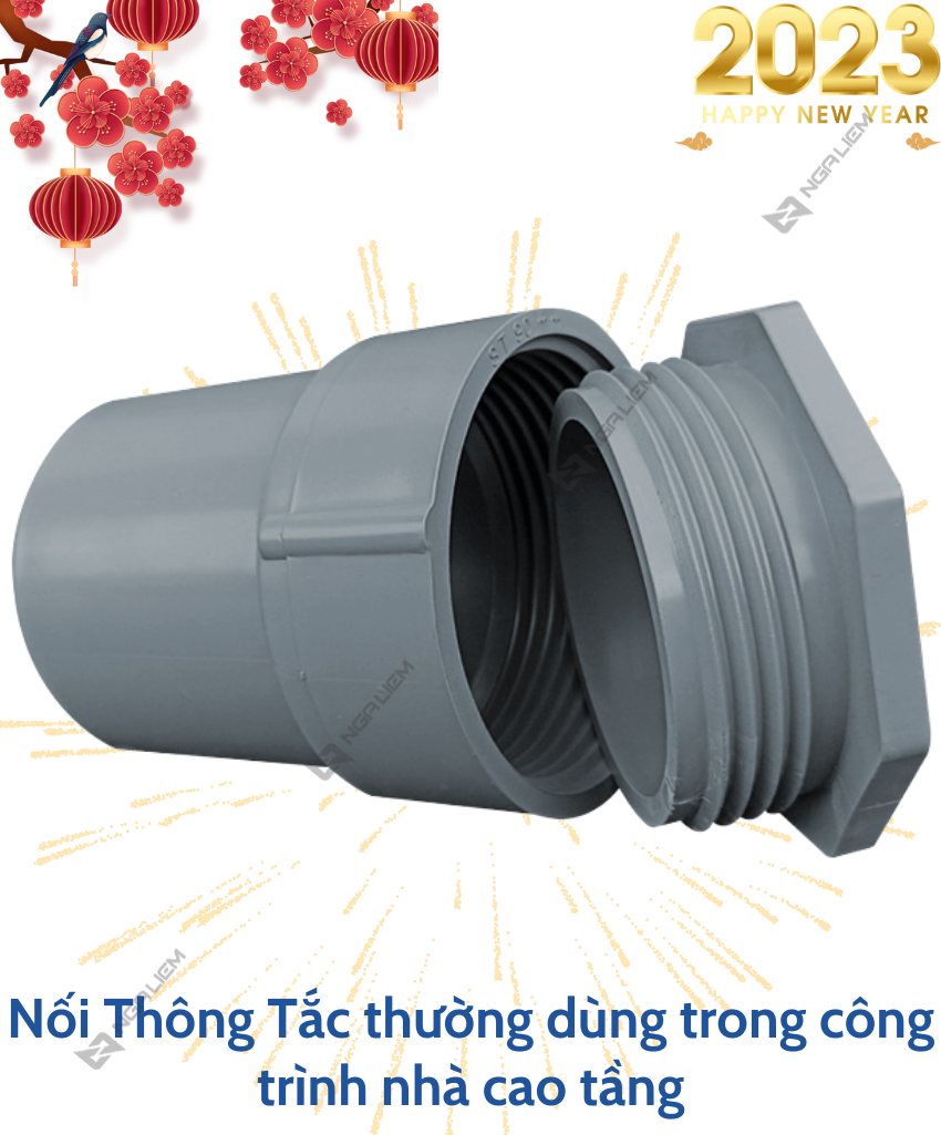 Nối Thông Tắc Siêu Thành (60, 90, 114, 140, 168mm)