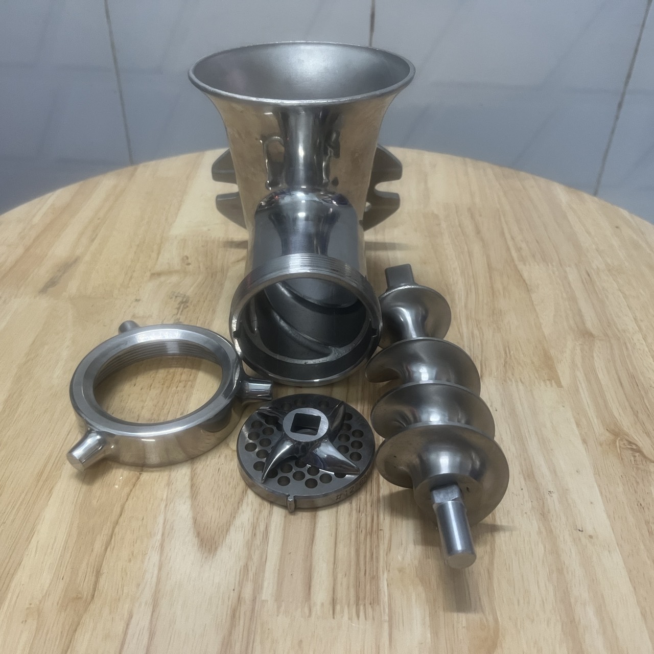 Bộ đầu inox máy xay thịt Đài Loan