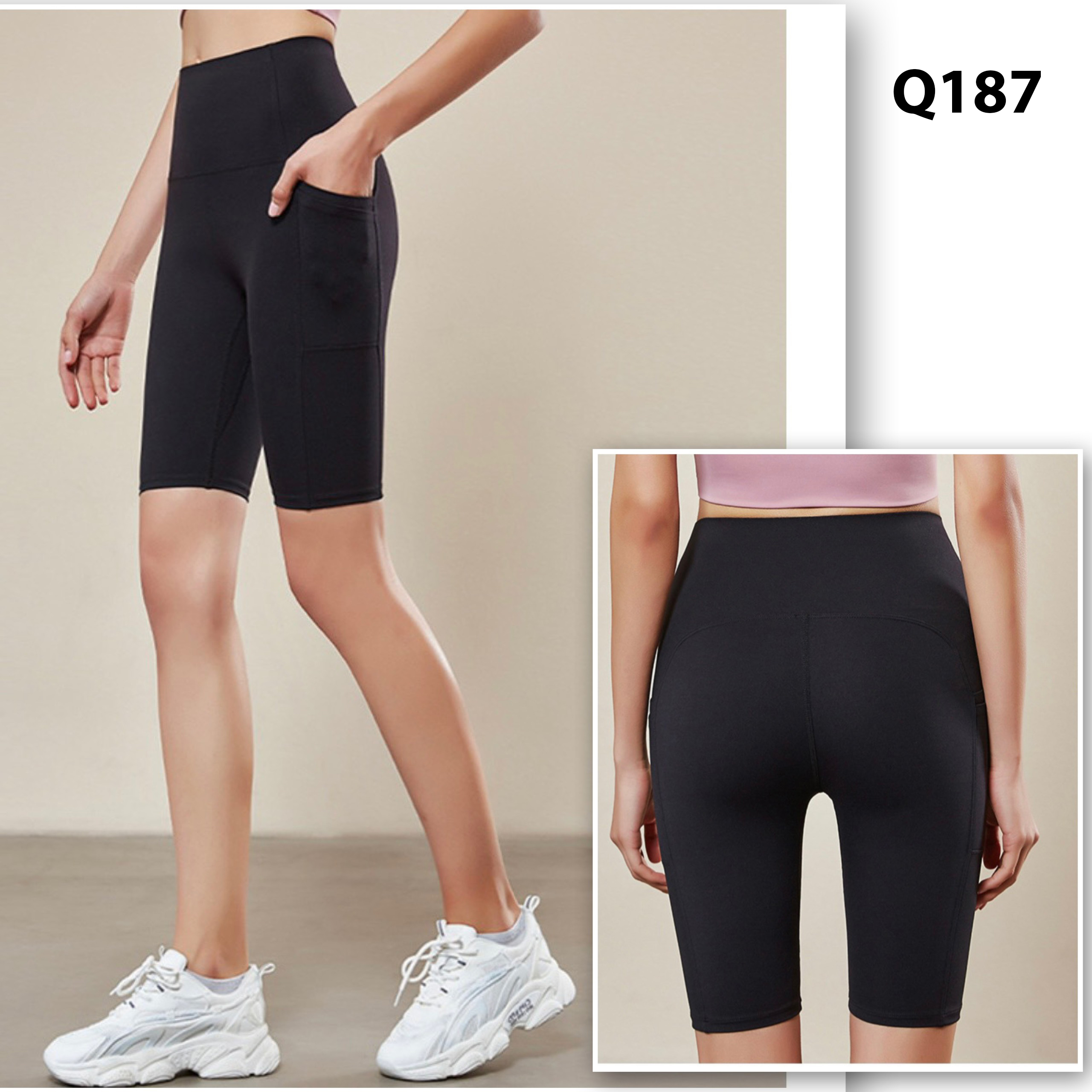 Quần ngố tập yoga gym aerobic thể thao Bin Sports Q021