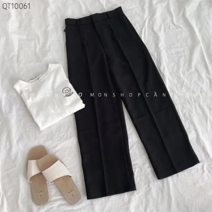 Quần ống rộng culottes xuông dài 100cm - hình 7