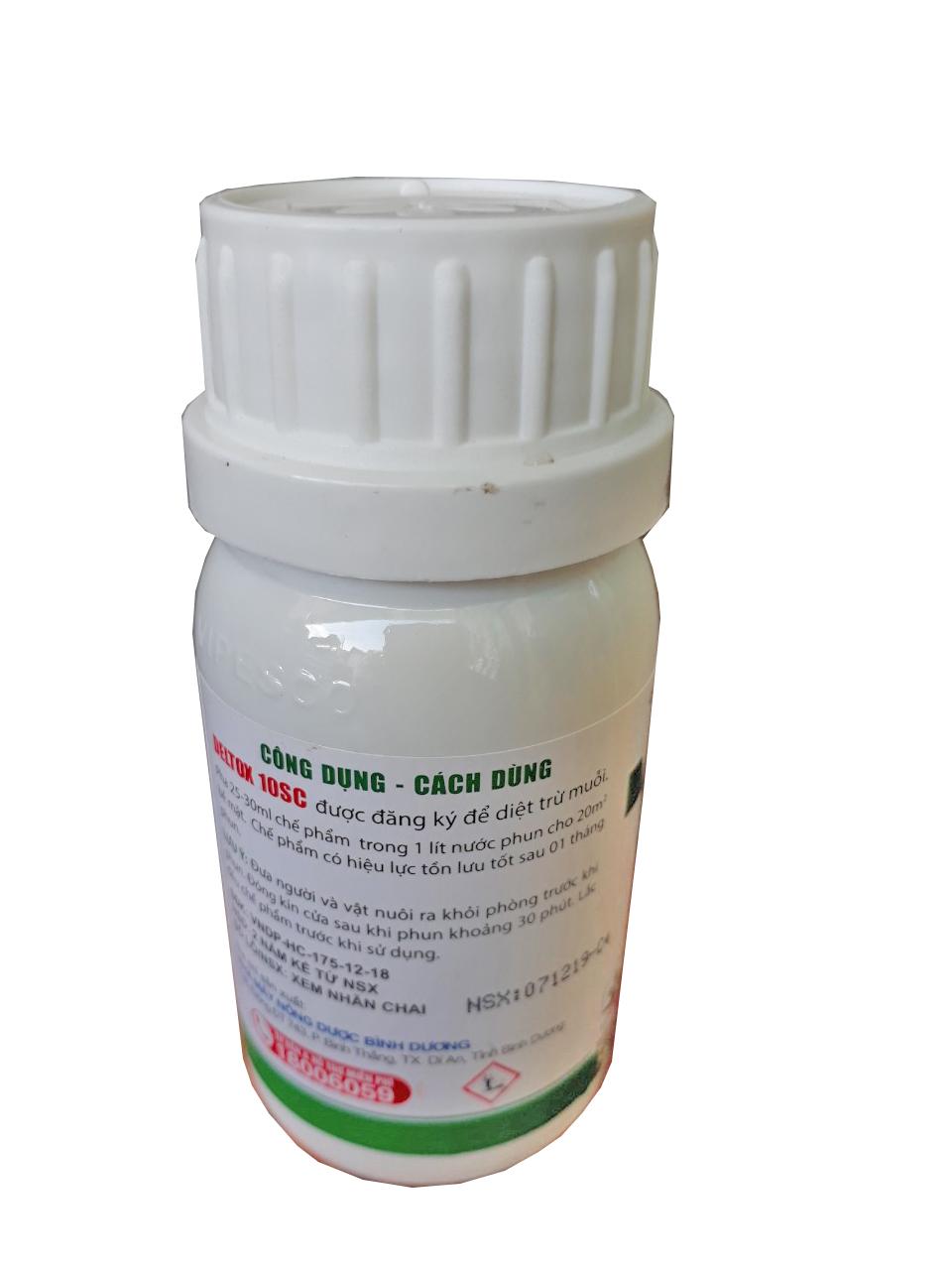 Chế phẩm diệt côn trùng DELTOX 10SC (100ml) Phun trừ muỗi