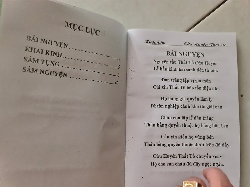 Gieo duyên, KINH SÁM CỬU HUYỀN THẤT TỔ - HỘI PHẬT MẪU (DỊCH GIẢ: TU SĨ ĐỨC THIỆN HOÀNG)