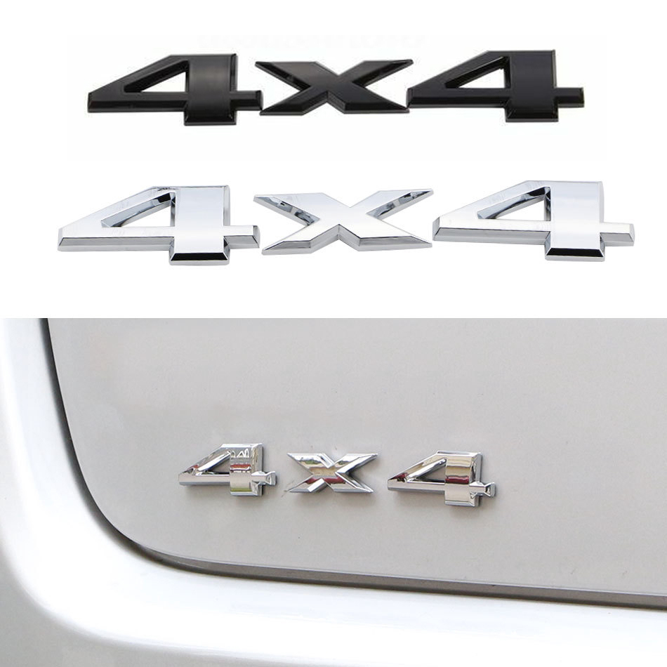 Tem Dán Logo 4x4 Trang Trí Đuôi Xe Ô Tô