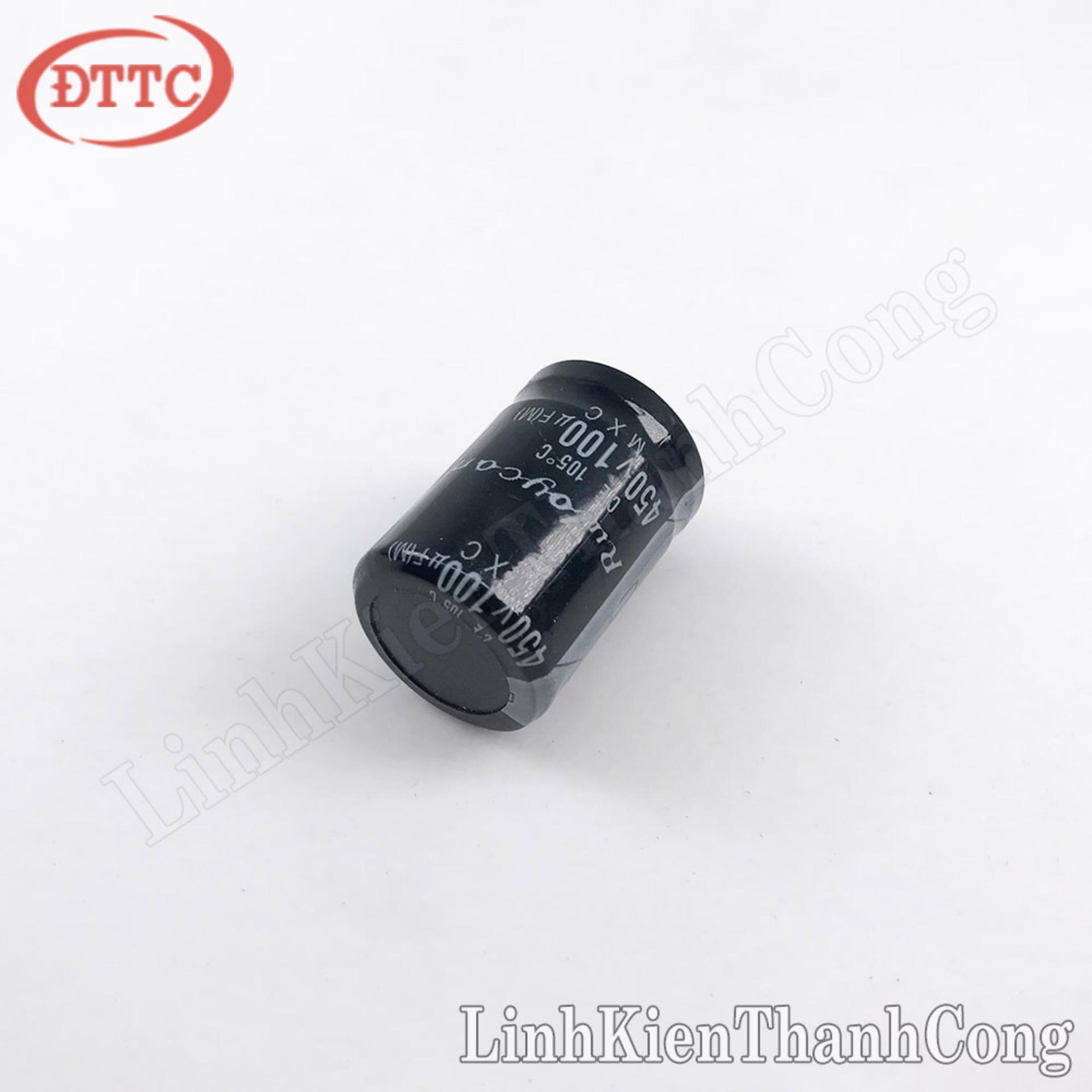 Tụ 100uF 450V chân cứng (22x30mm) Tháo Máy