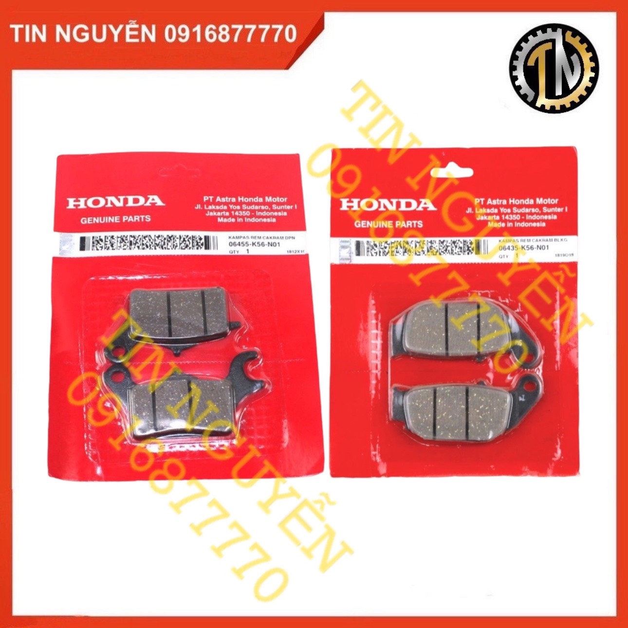 Bố thắng xe Sonic, Winner hàng chính hãng