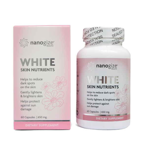 Viên Uống Trắng Da Nanogize White Skin Nutrients 650 mg