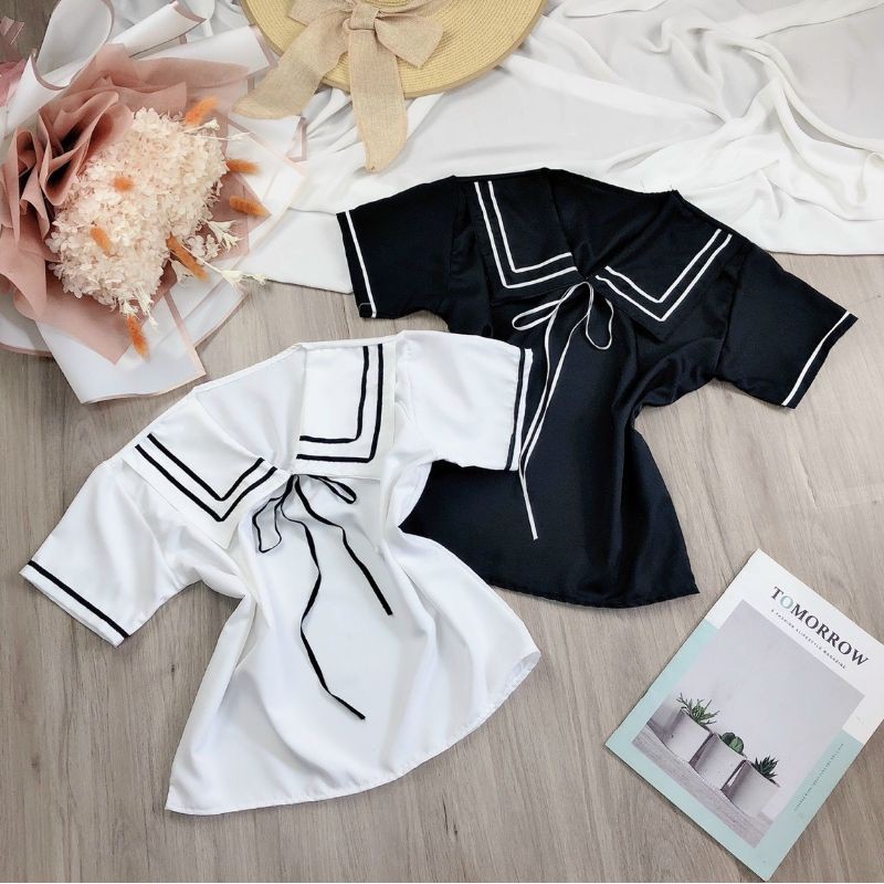 [HCM]Áo Sơ Mi Thuỷ Thủ Hàn Quốc