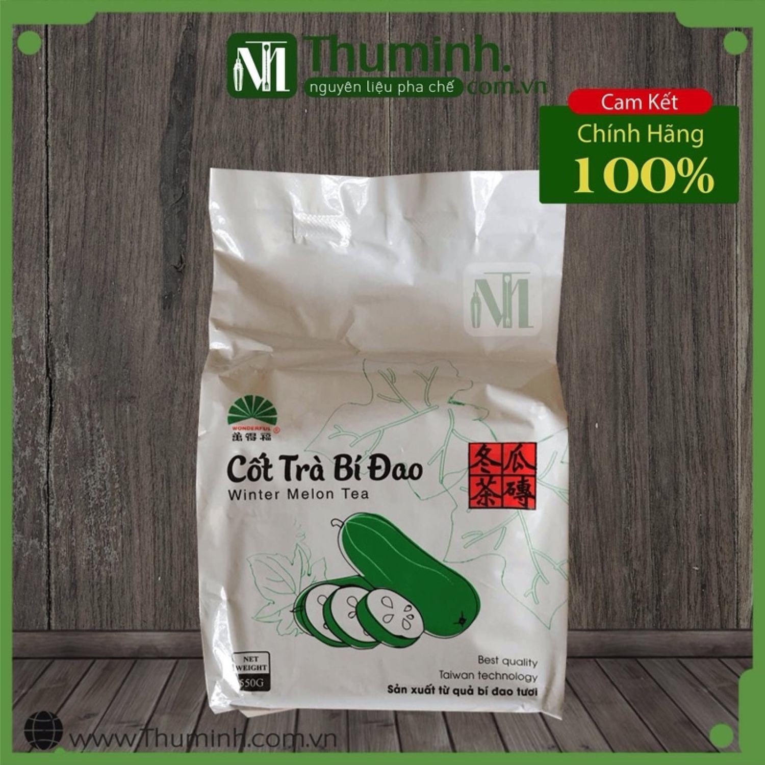 Cốt Trà Bí Đao Wonderful Gói 500g