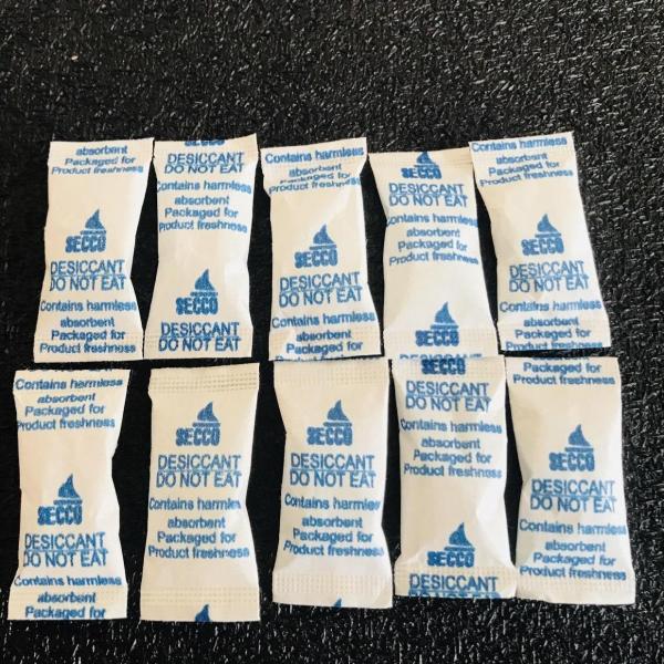 Gói hút ẩm / túi chống ẩm Silica gel bao bì giấy MG cao cấp, thương hiệu SECCO của Mỹ (Tùy chọn khối lượng)