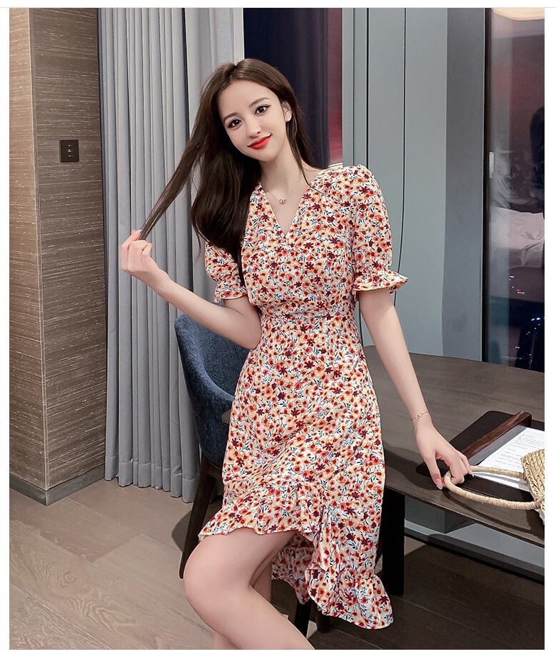 đầm hoa nhí siêu xinh