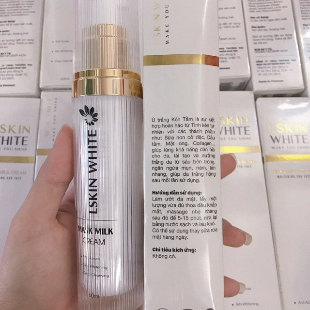 [Chính Hãng] LSKIN WHITE Ủ kén tằm - làm trắng sáng da hiệu quả.