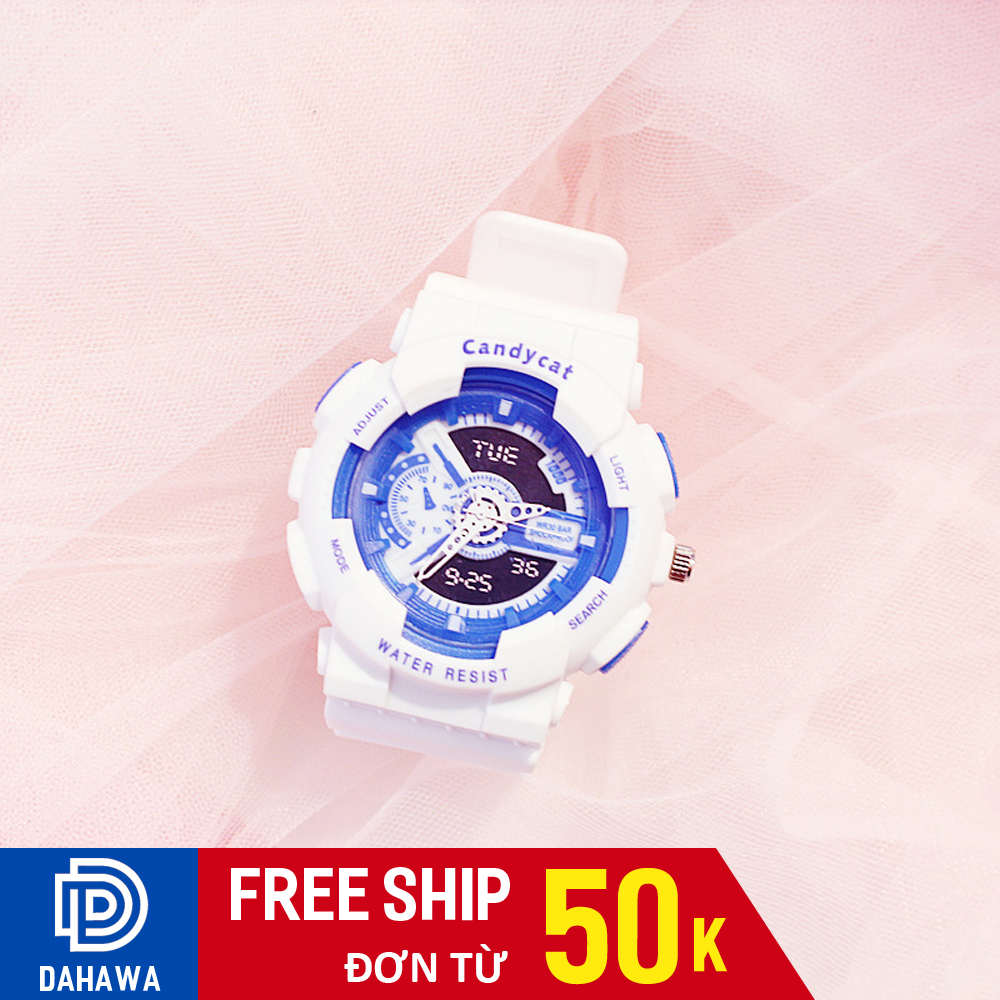 Đồng Hồ Thể Thao Chạy Kim Giả Điện Tử Unisex Mstianq M115, Dây Nhựa Siêu Bền Bỉ, Chống Nước 3ATM (Bảo hành 6 tháng )