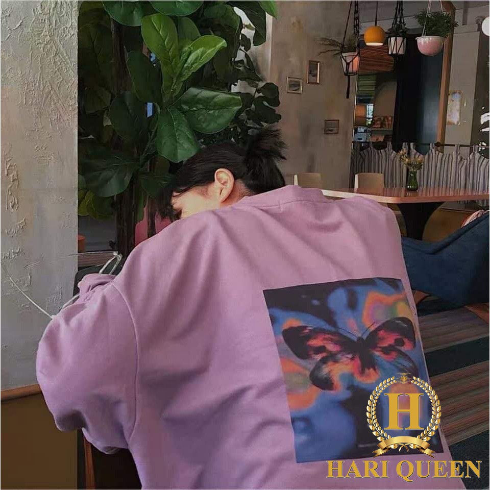 Áo thun 3d hình bướm in lưng NTA0820