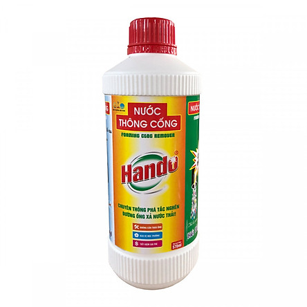 Nước thông cống Hando 570ml Nội địa