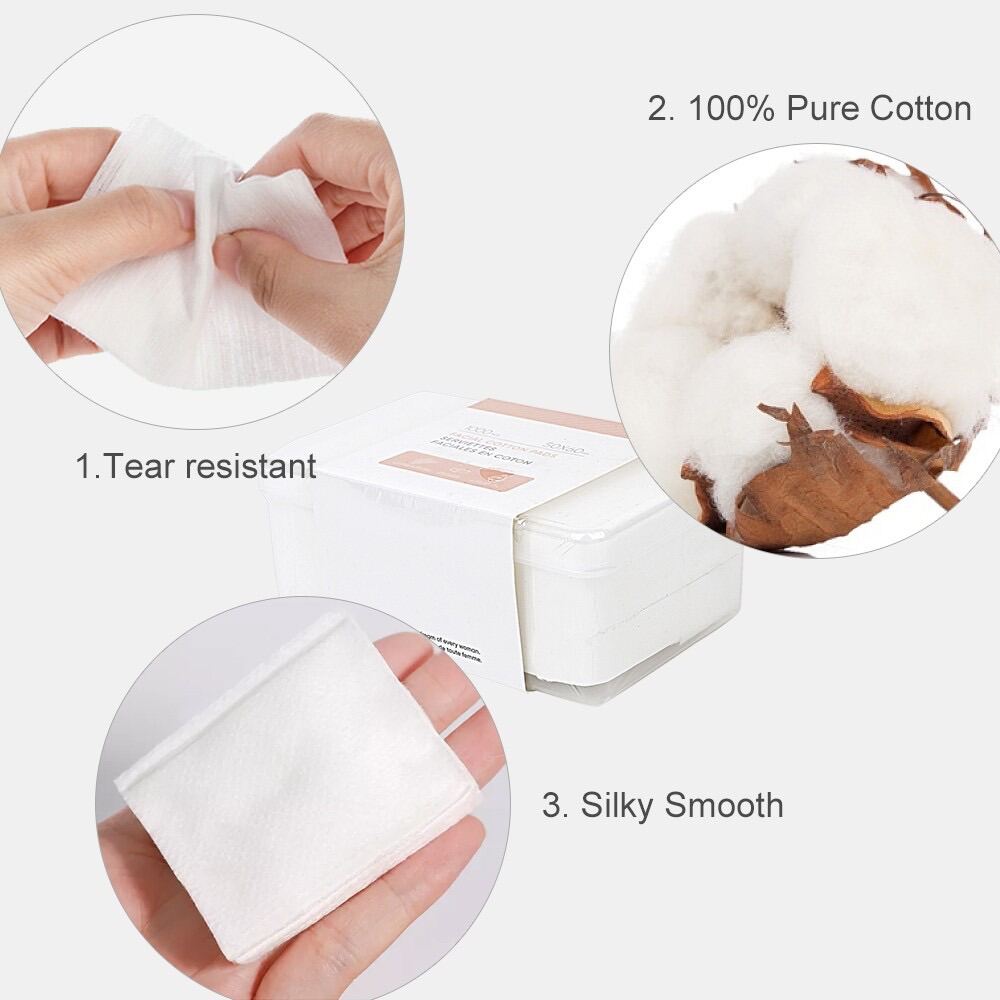 [HCM] BÔNG TẨY TRANG MINISO 1000 MIẾNG-SIÊU MỀM MƯỢT