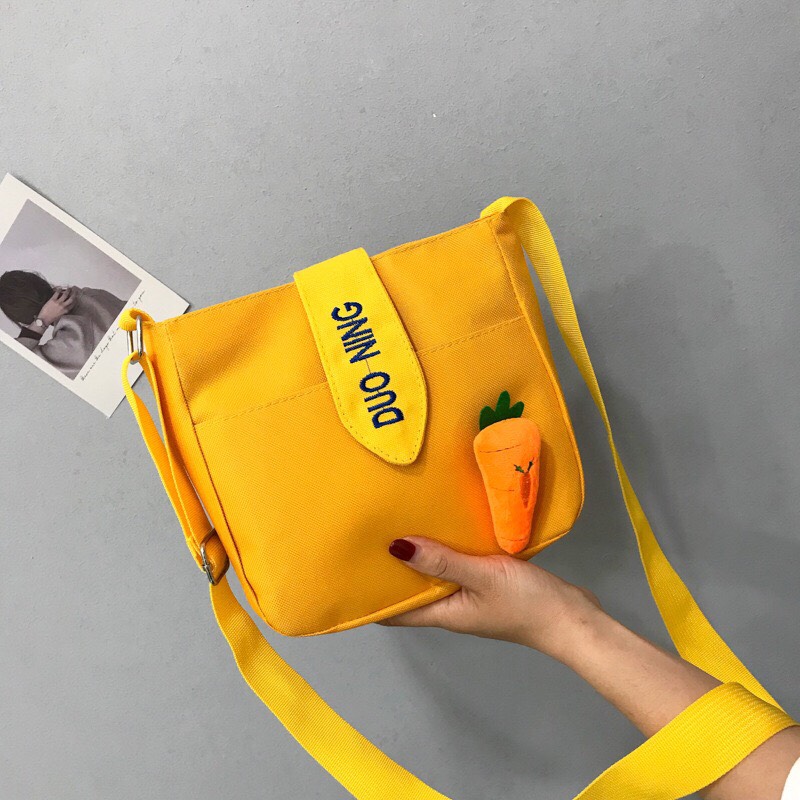 Túi đeo chéo Túi xách nữ vải Canvas siêu xinh TV06 - Mincloset