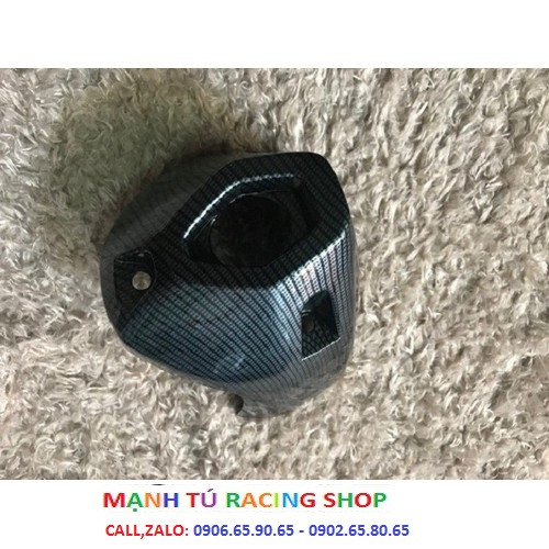 Ốp chụp đuôi pô carbon xe sh 2017 - 2019
