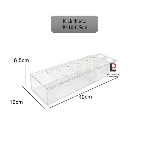 Hộp mica cắm hoa để bàn tiệc