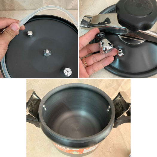 Nồi áp suất Oxy Hóa Cứng Supor YGH22- 6.0 Lít