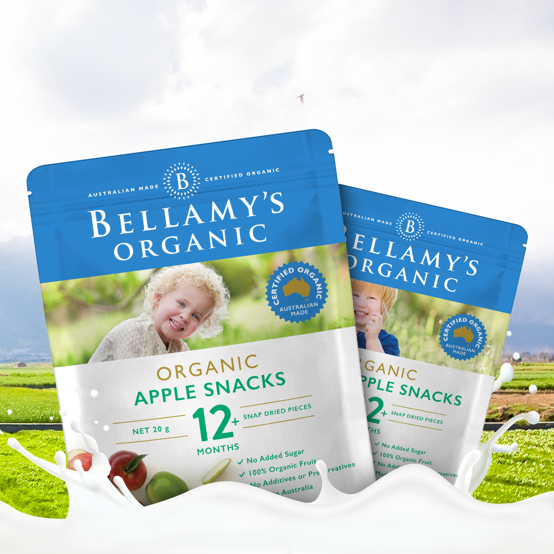 Snacks Táo Sấy Hữu Cơ Bellamy's Organic