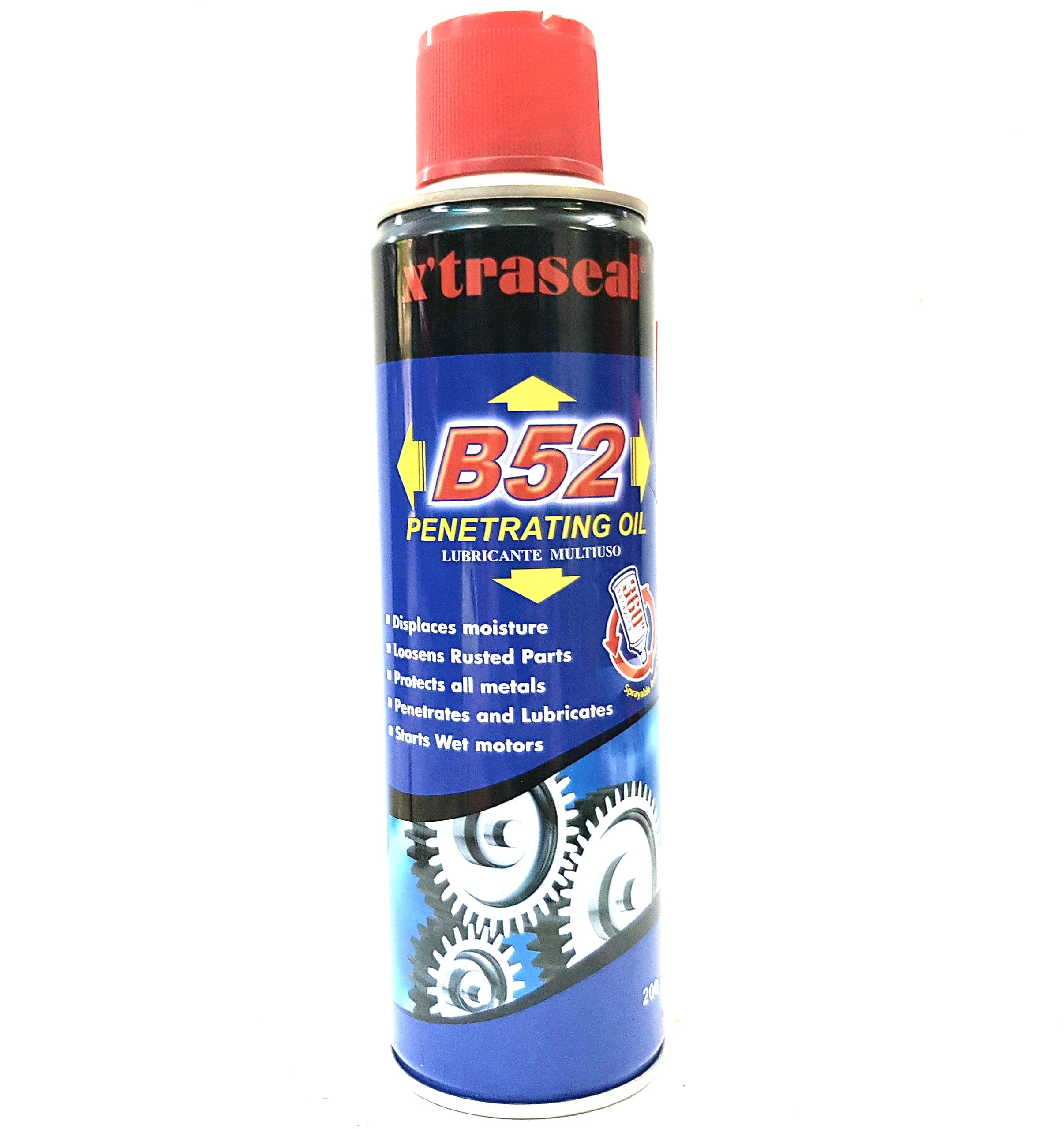 Dầu Xịt chống rỉ sét, bôi trơn, dưỡng sên Xtraseal B52 200ml