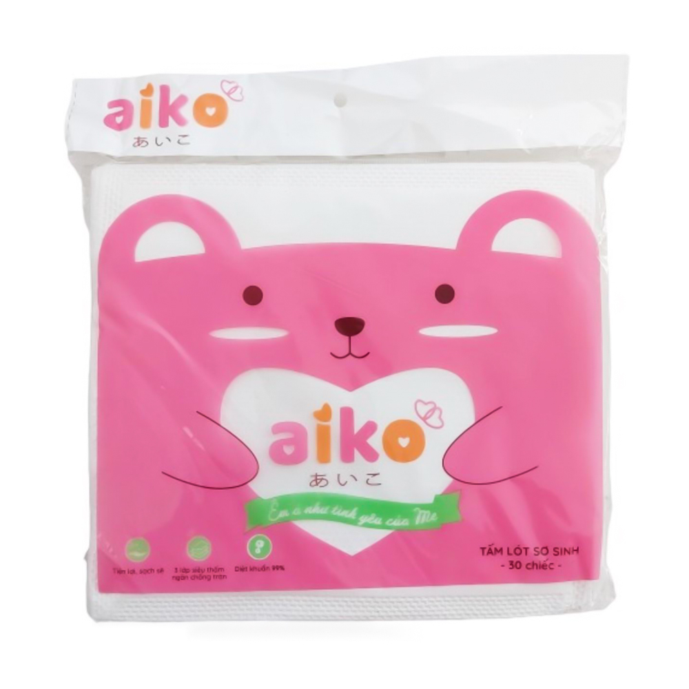 Miếng lót phân su sơ sinh cao cấp Aiko cho bé 30 tờ